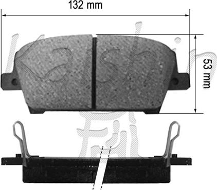 Kaishin FK5147 - Komplet Pločica, disk-kočnica www.molydon.hr