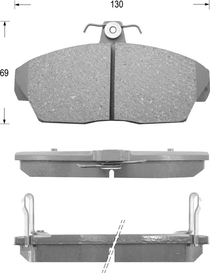 Kaishin FK5103 - Komplet Pločica, disk-kočnica www.molydon.hr