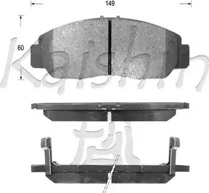 Kaishin FK5122 - Komplet Pločica, disk-kočnica www.molydon.hr