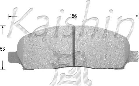 Kaishin FK6097 - Komplet Pločica, disk-kočnica www.molydon.hr