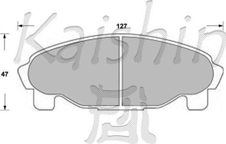 Kaishin FK0027 - Komplet Pločica, disk-kočnica www.molydon.hr