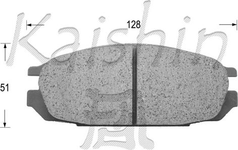 Kaishin FK1095 - Komplet Pločica, disk-kočnica www.molydon.hr