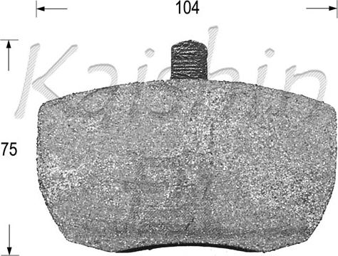 Kaishin FK10098 - Komplet Pločica, disk-kočnica www.molydon.hr