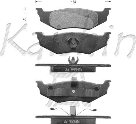 Kaishin FK10046 - Komplet Pločica, disk-kočnica www.molydon.hr