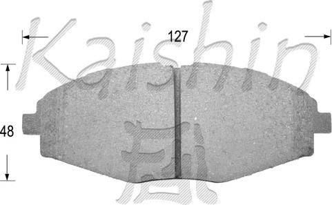 Kaishin FK11144 - Komplet Pločica, disk-kočnica www.molydon.hr