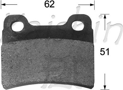 Kaishin FK11181 - Komplet Pločica, disk-kočnica www.molydon.hr