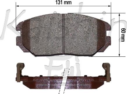 Kaishin FK11183 - Komplet Pločica, disk-kočnica www.molydon.hr