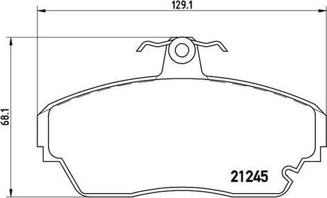 Kaishin FK11386 - Komplet Pločica, disk-kočnica www.molydon.hr