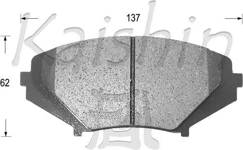 Kaishin FK3130 - Komplet Pločica, disk-kočnica www.molydon.hr