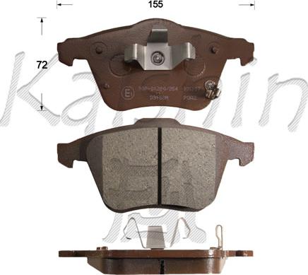 Kaishin FK3138 - Komplet Pločica, disk-kočnica www.molydon.hr