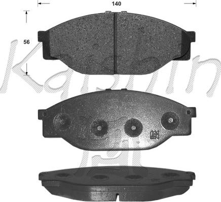 Kaishin FK2086 - Komplet Pločica, disk-kočnica www.molydon.hr