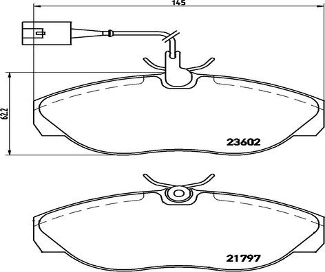 Kaishin FK20306 - Komplet Pločica, disk-kočnica www.molydon.hr