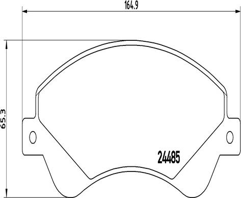 Kaishin FK20300 - Komplet Pločica, disk-kočnica www.molydon.hr