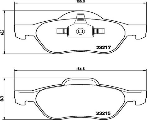 Kaishin FK20319 - Komplet Pločica, disk-kočnica www.molydon.hr