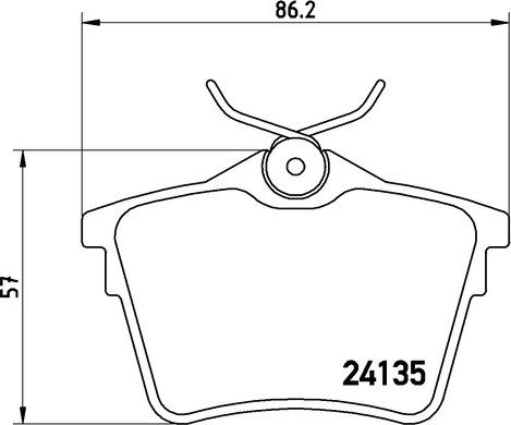 Kaishin FK20316 - Komplet Pločica, disk-kočnica www.molydon.hr