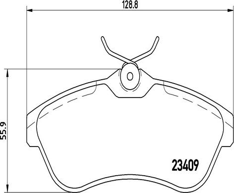 Kaishin FK20294 - Komplet Pločica, disk-kočnica www.molydon.hr