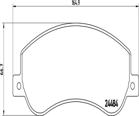 Kaishin FK20296 - Komplet Pločica, disk-kočnica www.molydon.hr