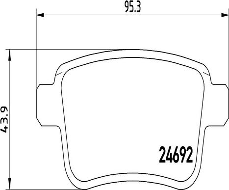 Kaishin FK20245 - Komplet Pločica, disk-kočnica www.molydon.hr