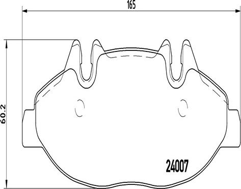 Kaishin FK20280 - Komplet Pločica, disk-kočnica www.molydon.hr