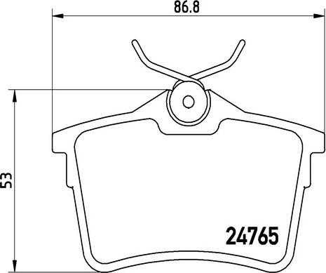 Kaishin FK20233 - Komplet Pločica, disk-kočnica www.molydon.hr