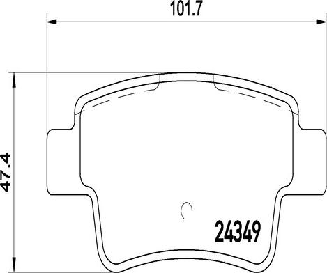 Kaishin FK20275 - Komplet Pločica, disk-kočnica www.molydon.hr