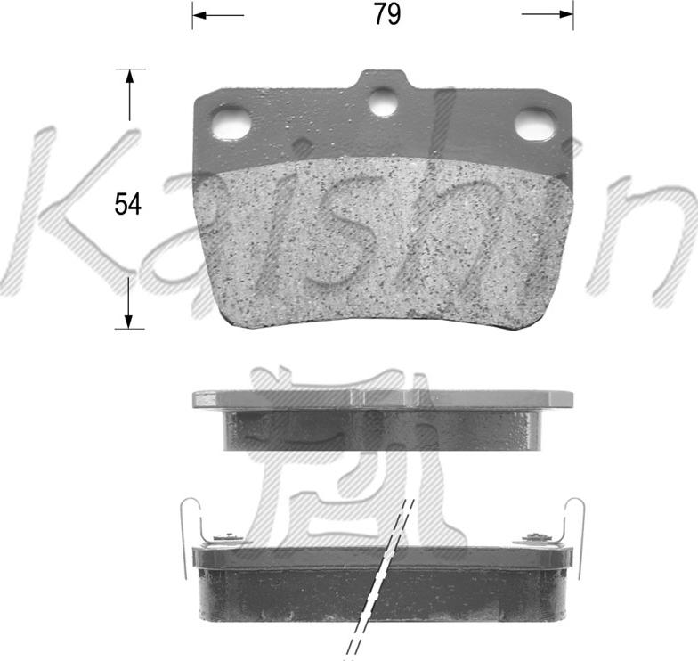 Kaishin FK2188 - Komplet Pločica, disk-kočnica www.molydon.hr