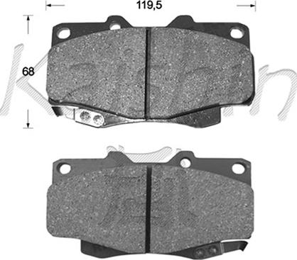 Kaishin FK2215 - Komplet Pločica, disk-kočnica www.molydon.hr