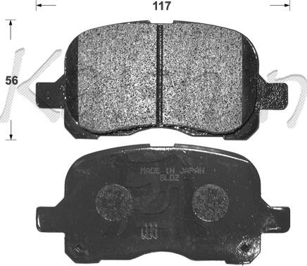 Kaishin FK2216 - Komplet Pločica, disk-kočnica www.molydon.hr