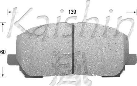 Kaishin FK2231 - Komplet Pločica, disk-kočnica www.molydon.hr