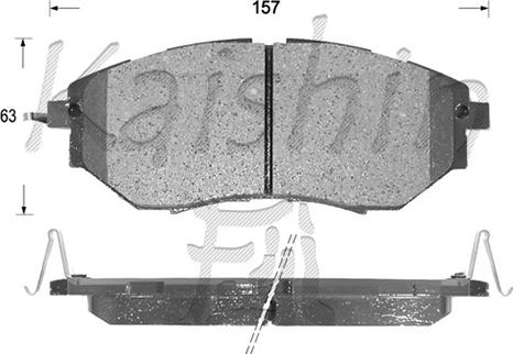 Kaishin FK7060 - Komplet Pločica, disk-kočnica www.molydon.hr