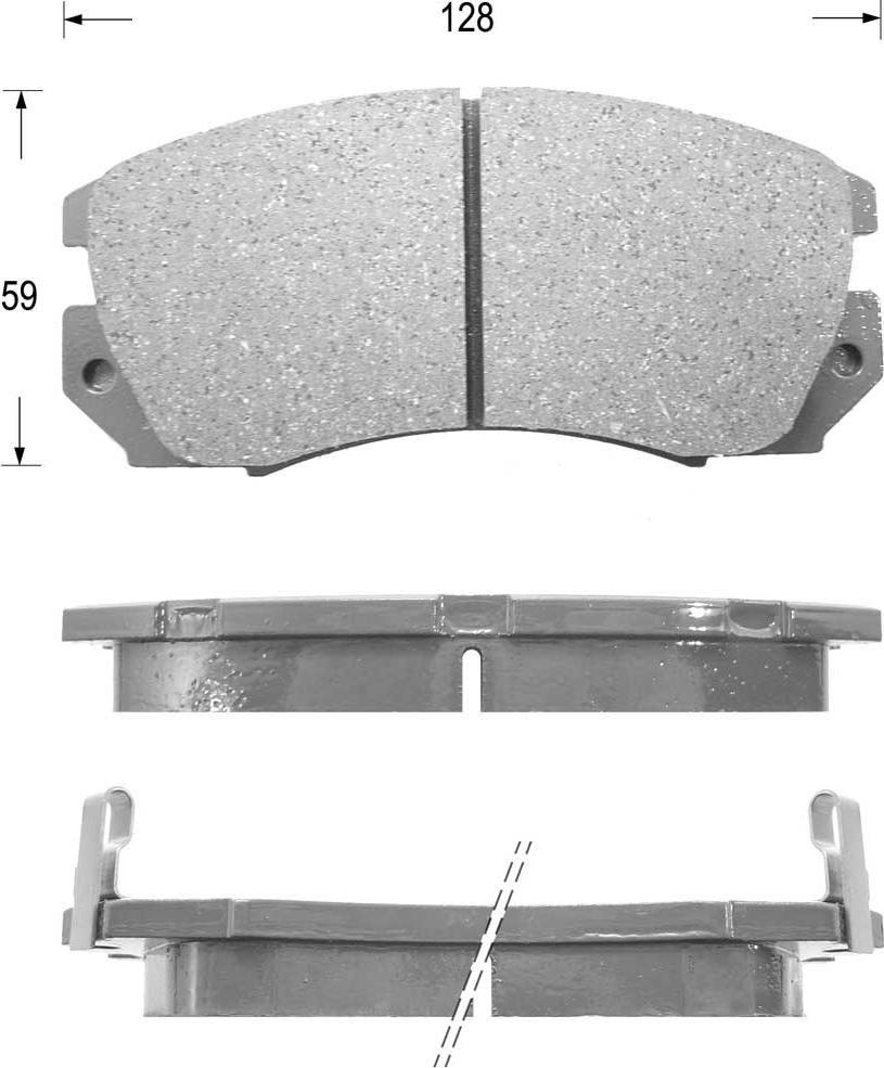 Kaishin FK7017 - Komplet Pločica, disk-kočnica www.molydon.hr