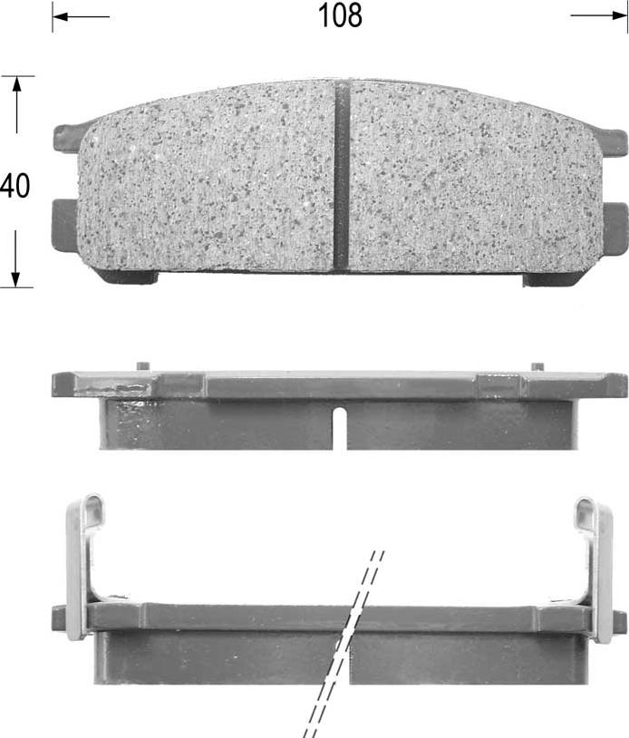 Kaishin FK7020 - Komplet Pločica, disk-kočnica www.molydon.hr