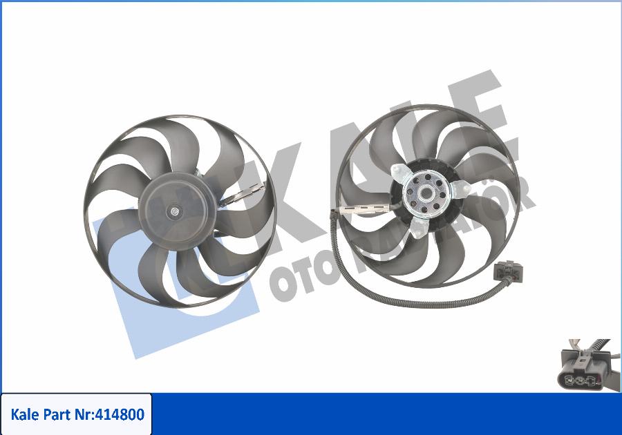 KALE OTO RADYATÖR 414800 - Ventilator, hladjenje motora www.molydon.hr