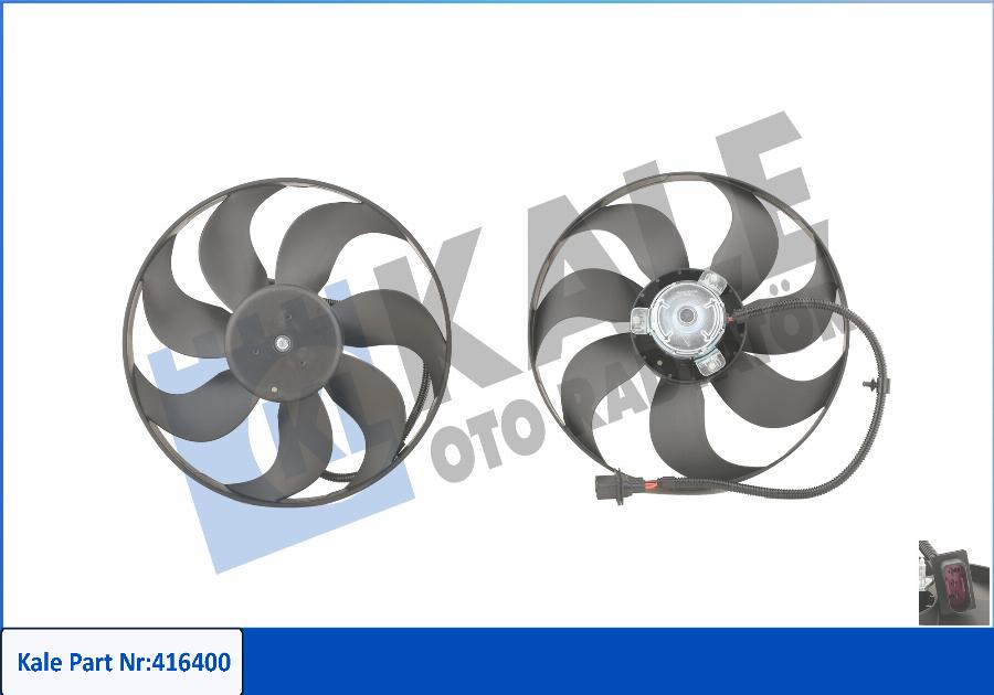 KALE OTO RADYATÖR 416400 - Ventilator, hladjenje motora www.molydon.hr