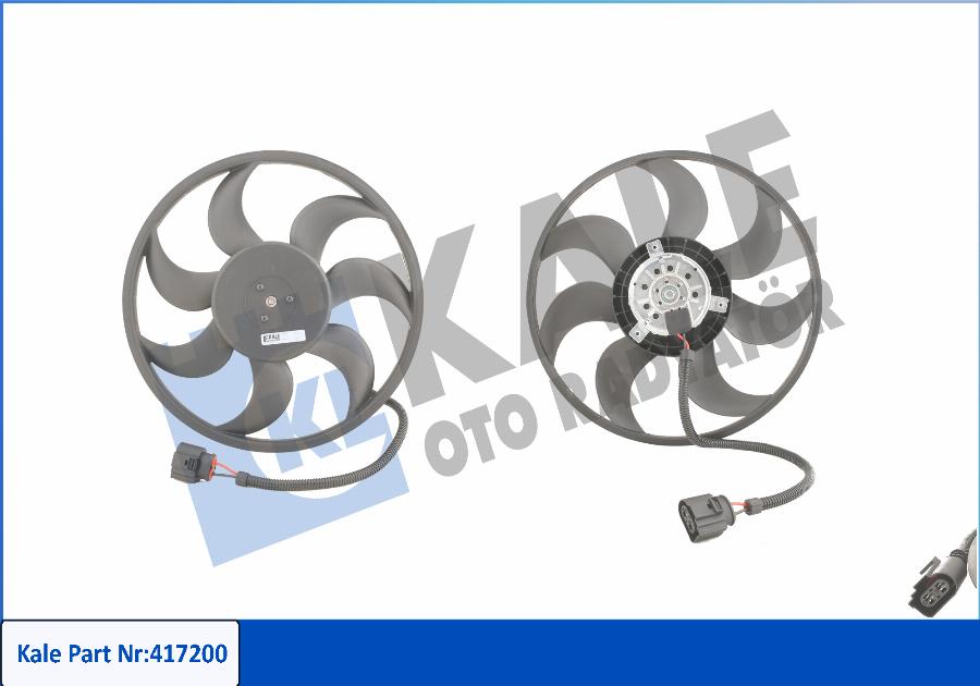 KALE OTO RADYATÖR 417200 - Ventilator, hladjenje motora www.molydon.hr