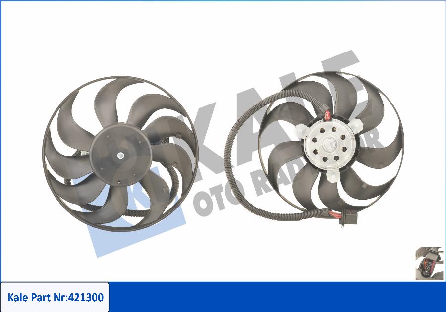 KALE OTO RADYATÖR 421300 - Ventilator, hladjenje motora www.molydon.hr