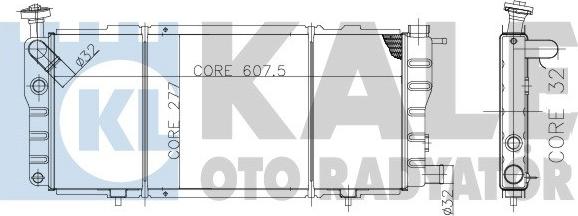 KALE OTO RADYATÖR 137800 - Hladnjak, hladjenje motora www.molydon.hr