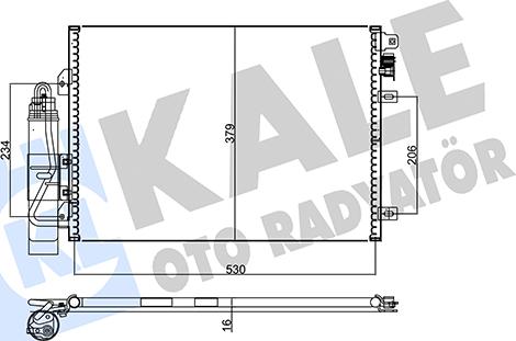 KALE OTO RADYATÖR 128298 - Kondenzator, klima-Uređaj www.molydon.hr