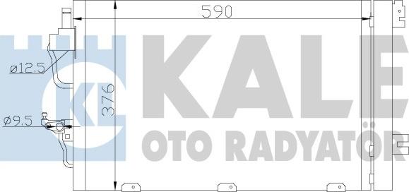 KALE OTO RADYATÖR 393400 - Kondenzator, klima-Uređaj www.molydon.hr