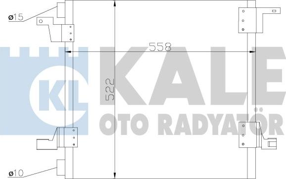 KALE OTO RADYATÖR 392600 - Kondenzator, klima-Uređaj www.molydon.hr