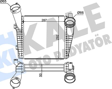 KALE OTO RADYATÖR 344740 - Intercooler, hladnjak www.molydon.hr