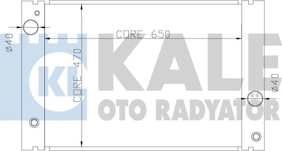 KALE OTO RADYATÖR 341910 - Hladnjak, hladjenje motora www.molydon.hr