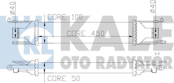 KALE OTO RADYATÖR 348400 - Intercooler, hladnjak www.molydon.hr