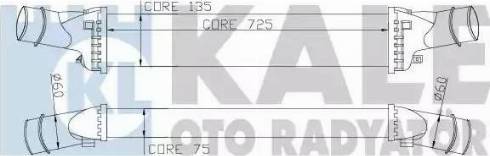 KALE OTO RADYATÖR 342400 - Intercooler, hladnjak www.molydon.hr