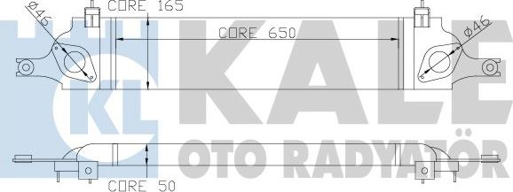 KALE OTO RADYATÖR 342350 - Intercooler, hladnjak www.molydon.hr