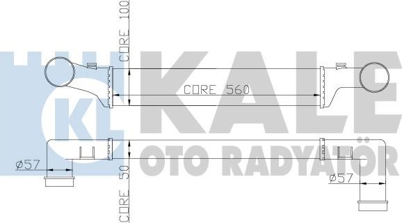 KALE OTO RADYATÖR 347400 - Intercooler, hladnjak www.molydon.hr