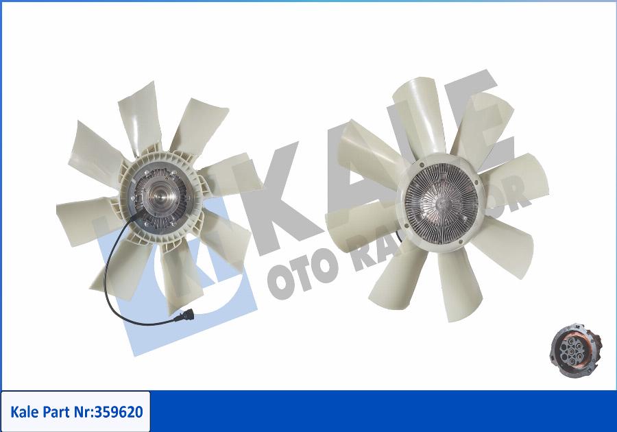 KALE OTO RADYATÖR 359620 - kvačilo, ventilator hladnjaka www.molydon.hr