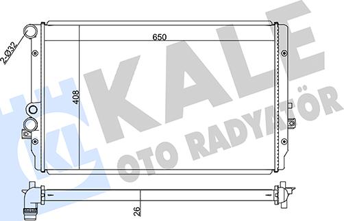 KALE OTO RADYATÖR 351905 - Hladnjak, hladjenje motora www.molydon.hr