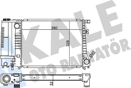 KALE OTO RADYATÖR 351970 - Hladnjak, hladjenje motora www.molydon.hr