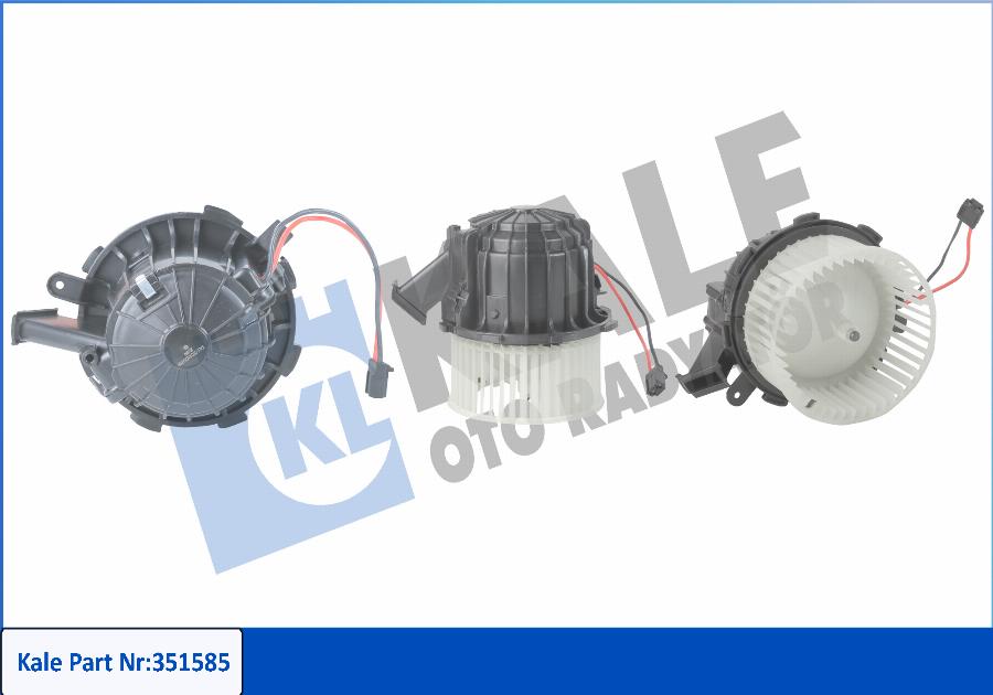 KALE OTO RADYATÖR 351585 - Ventilator kabine/unutrasnjeg prostora www.molydon.hr